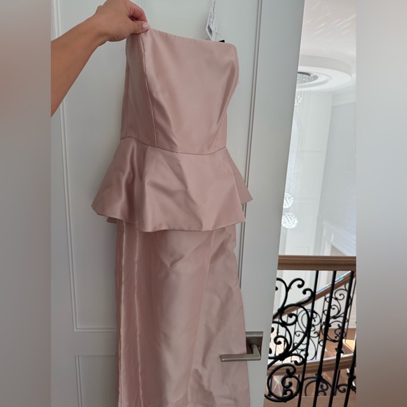 Alfred Sung Strapless Satin Maxi Dress - Picture 7 of 10